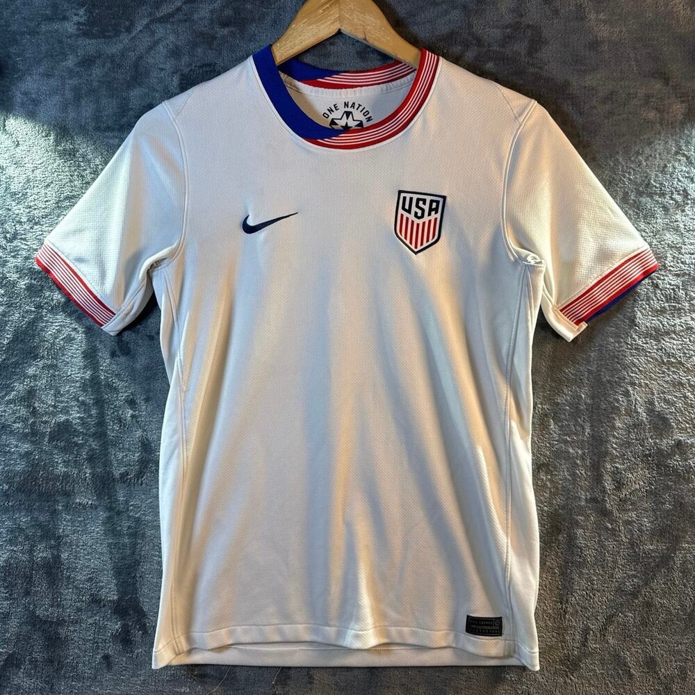Nike 2024 Team USA Home Soccer Kit/Jersey Youth Boys XL White